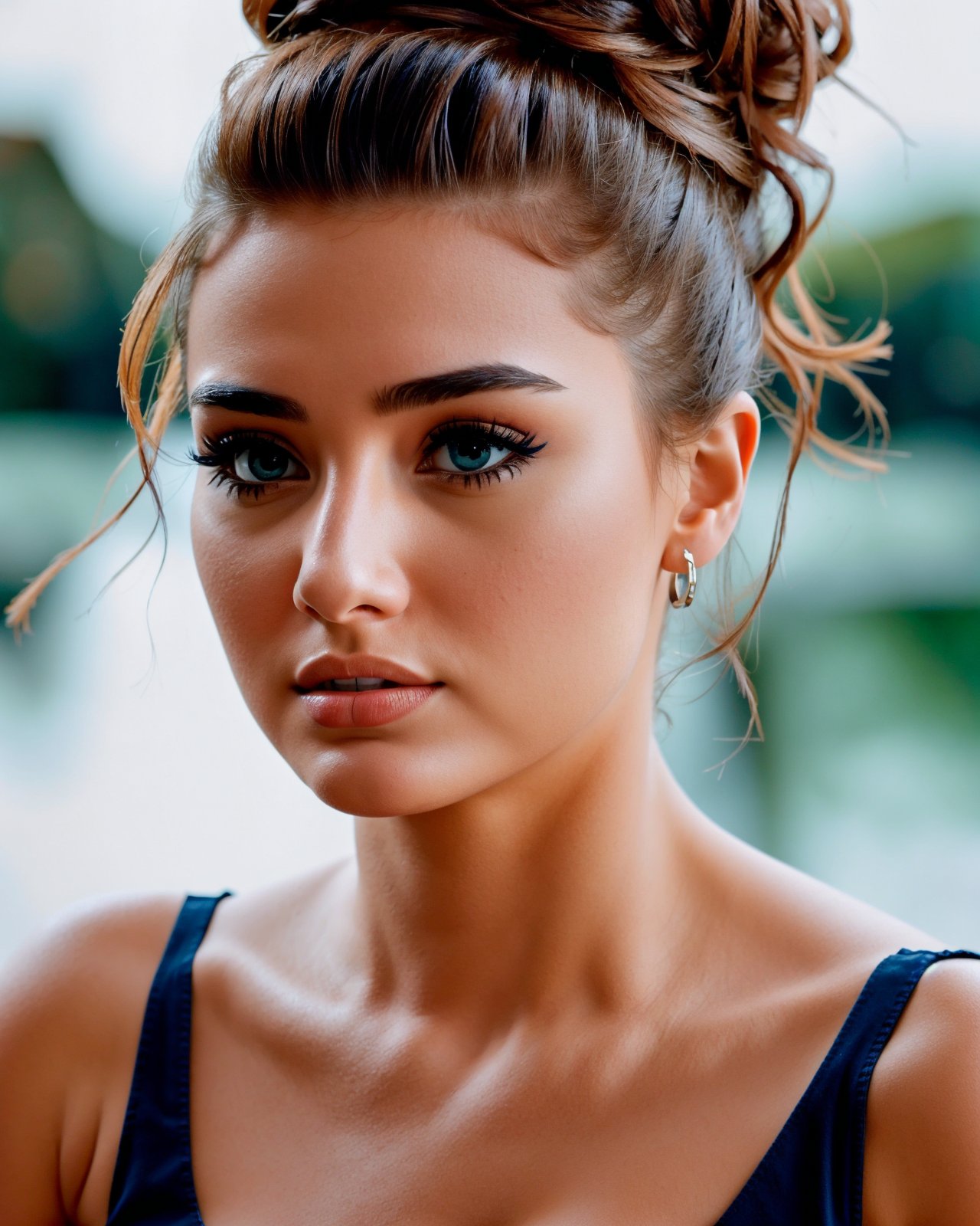 00002-864313102-, a beautiful woman with a messy bun in her hair looking at the camera with a serious look on her face_masterpiece, ultra realis.jpg